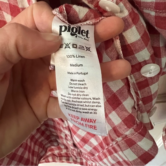 Piglet in Bed Linen Pajama Set - Picture 7 of 8